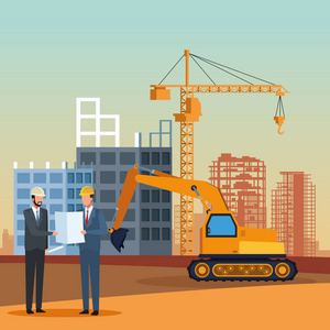 《趣探市政工程 建筑工程師李工的卡通日?！? class=